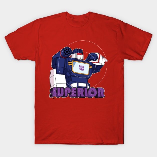 Soundwave: Superior (bust) T-Shirt by NDVS